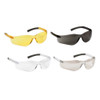 Safety Glasses, Clear Polycarbonate Lens, Scratch-Resistant, 12PK  25650