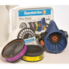 Half Mask Respirator Kit, Includes 2 Cartridges, Snap-In Gasket, Size M-L  Pro Pack M/L