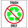 Brady Recycling Label,Vinyl,10 In. H,PK5, 20774LFLS 20774LFLS