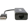 Tripp Lite USB 2.0 Adapter,Gigabit Ethernet,Black U236-000-R