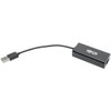 Tripp Lite USB 2.0 Adapter,Gigabit Ethernet,Black U236-000-R