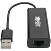 Tripp Lite USB 2.0 Adapter,Gigabit Ethernet,Black U236-000-R