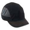 Bump Cap, Short Brim Baseball, ABS, Hook-and-Loop Suspension, Black