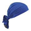 Ergodyne Evaporative Cooling Trianlge Hat,Blue 6710
