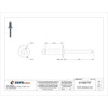 Blind Rivet, Dome Head, 1-4 in Dia., 23-32 in L, Aluminum Body, 100 PK  AD88ABS203