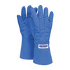 Waterproof Cryogenic Gloves, 14 in Length, Nylon, Gauntlet, Elbow Coverage, M