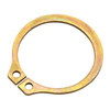 Rotor Clip External Retaining Ring, Steel, Zinc Yellow Finish, 100 PK SH-25ST ZD