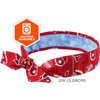 Ergodyne Cooling Bandana,One Size,Red 6700CT