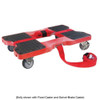 Snap-Loc Caster 4 In.,Fixed,375 lb Capacity SLAC4F