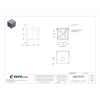 Padlockable Hasp Electrical Enclosures, 4 in H, 4 in D, 4 in W, 3R, Steel  RSC040404