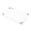 San Jamar Cutting Board,12x18,White CBG121812WHGR