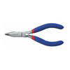 Westward 4 1/2 in Bent Needle Nose Plier Dipped Handle 53JW99