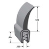 Trim-Lok Black Vinyl Seal 100 ft L, 1 3-8 in H DD1201-100