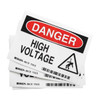 Brady Equipment Label,5 In. W,PK5, 86139 86139