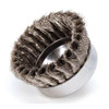 Weiler Knot Wire Cup Wire Brush, Threaded Arbor, 4" 93442
