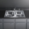 Sterling Stlg Midtn 33x22x6 Sink 14633-4-NA 425936