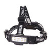 Steelman Slim Profile LED Headlamp with Rear Flasher and 3 AA Batteries 79052