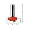 Cmt Hinge Mortise Cut Router Bit,1/2" 801.127.11