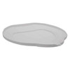 Vikan Round Pail Lid, 14 39/64 in Dia, White, Polypropylene 56935