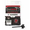 Toolhanger Polypro Plastic,Tool Hanger,Black,PK7 3007