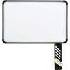Iceberg Dry Erase Board, Melamine, 36 in, 48 in, Plastic Frame, White 37047