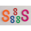 S-Hook for Plastic Chain Barrier, Black, 2 93-100 in Length, Gloss  80303-10