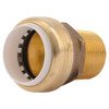 Manufacturer Varies Male Adapter, 1" Tube Size, Brown UIP140