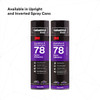 3m Spray Adhesive, 78 Series, Clear, 17.9 oz, Aerosol Can 78