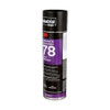 3m Spray Adhesive, 78 Series, Clear, 17.9 oz, Aerosol Can 78