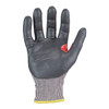 Cut-Resistant Coated Gloves, Cut Level A6 ,Dipped ,Foam Nitrile ,Sandy ,L 1 PR