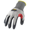 Cut-Resistant Coated Gloves, Cut Level A6 ,Dipped ,Foam Nitrile ,Sandy ,L 1 PR  SKC6FN-04-L