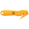 Olfa 6-9-32 in L. Hook-Style Safety Cutter, Fixed Blade, Safety Recessed SK-10