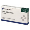 First Aid Only Sting Relief,Packet,2-1-8 In.,PK10 19-001