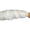 59-001 Disposable Sleeve, 18 in Length, 8 mil Thick, Welded Seam, White, 1 PR
