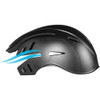 Bump Cap, Micro Brim Baseball, ABS, Hook-and-Loop Suspension, Black  8950