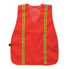 Condor Back Stp Vest, Unrated Orange-Red, 3XL 54VH93