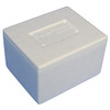 Insulated Bio Foam Shipping Container, Inside 6 inL x 4.5 inW x 3 inD