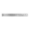 Westcott Ruler,Stainless Steel,12 In 10415