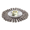 Weiler Twist Wire Wheel Wire Brush, Threaded Arbor 94263