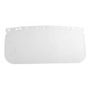 Clear Faceshield Visor, Clear Visor, 8" Height, Uncoated Lens, Clear