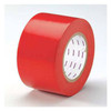 Safety Warning Tape Vinyl Red, 3" W x 180 ft. L, 5 mil Thick