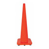 Traffic Cone, PVC, Non-Reflective, 36 in Height, 10 lb, Orange