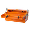 Groz Cantilever Tool Box, Aluminum, Orange, 18 in W x 9 in D x 9-1-2 in H 40004
