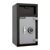 Mesa Safe Co Depository Safe with Electronic 114 lb, 1.4 cu ft, Steel MFL2714E