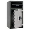 Mesa Safe Co Depository Safe with Electronic 114 lb, 1.4 cu ft, Steel MFL2714E