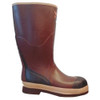 Viking Unisex Viking(R) Tall Rubber Boots, Steel Toe, 16" Height, Brown, 9 VW22