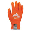 Hi-Vis Cut-Resistant Coated Gloves, Cut Level A4 ,Dipped ,Foam Nitrile ,Smooth ,S 1 PR