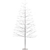 Alpine 60 In. Silver Christmas Tree with Multi-Colored LED Lights BYS144MC