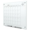 Calendar Planning Board, Glass, 36 in, 48 in, No Frame Frame, White, Gloss  GC4836F