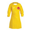Apron, Polyethylene Coated High Density Polyethylene, Yellow, 44", 3XL